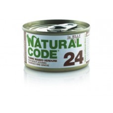 Natural Code 24 tonno manzo e verdure 85gr